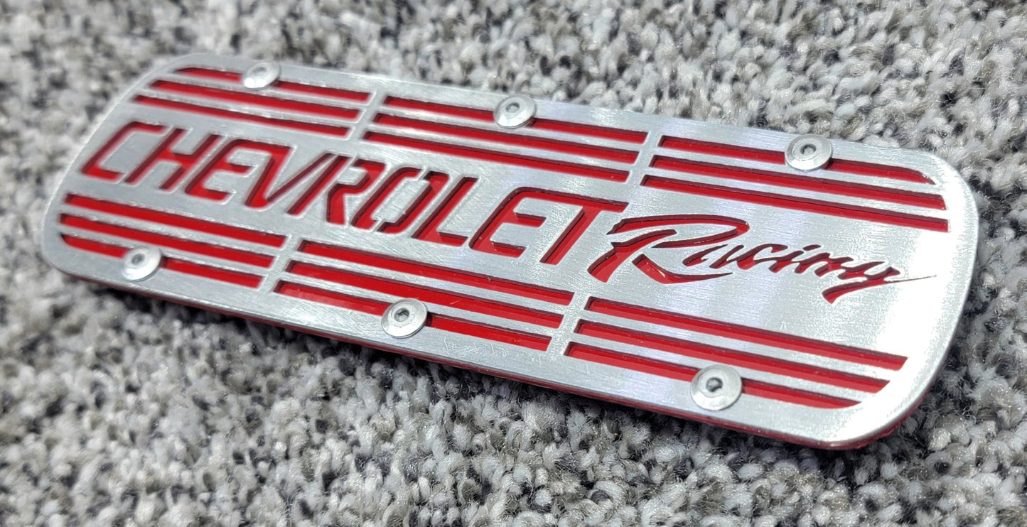 Chevrolet Racing Valve Cover Collection - Magnet And Diecast Display