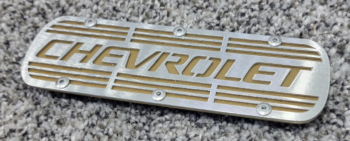 Chevrolet Racing Valve Cover Collection - Magnet And Diecast Display