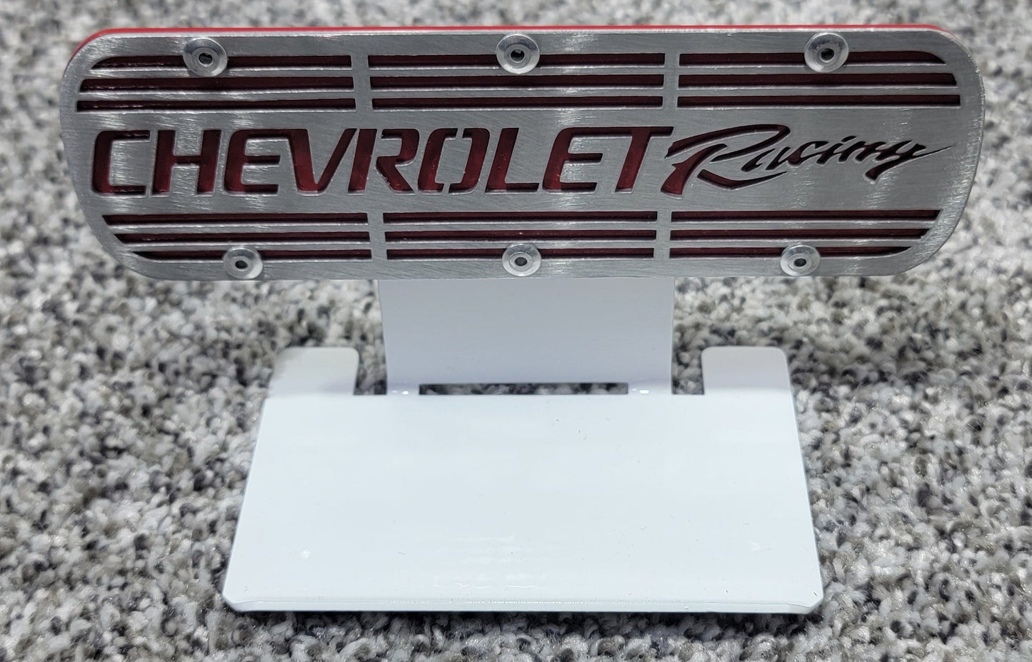 Chevrolet Racing Valve Cover Collection - Magnet And Diecast Display