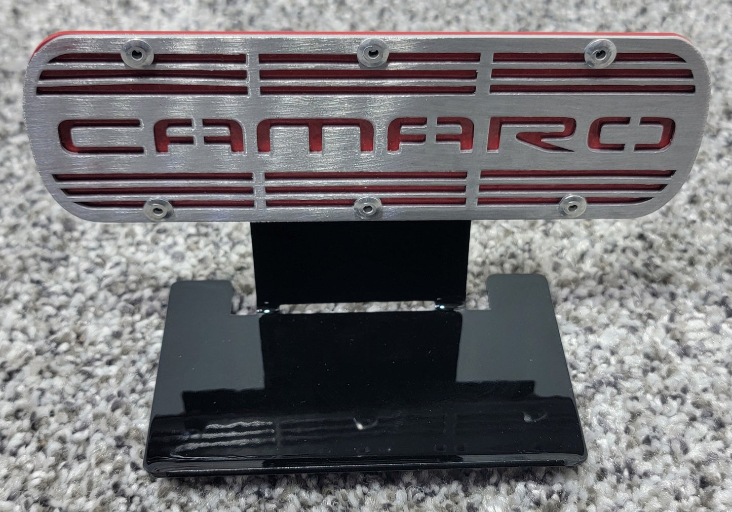 Chevrolet Camaro Racing Valve Cover Collection - Magnet And Diecast Display