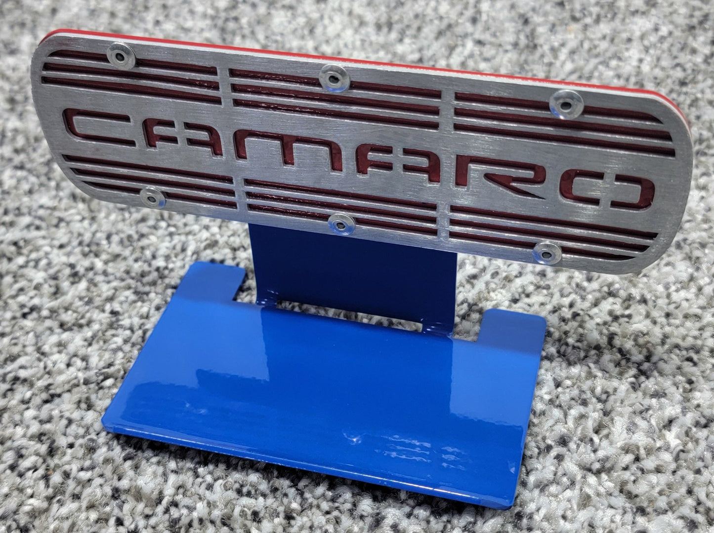 Chevrolet Camaro Racing Valve Cover Collection - Magnet And Diecast Display