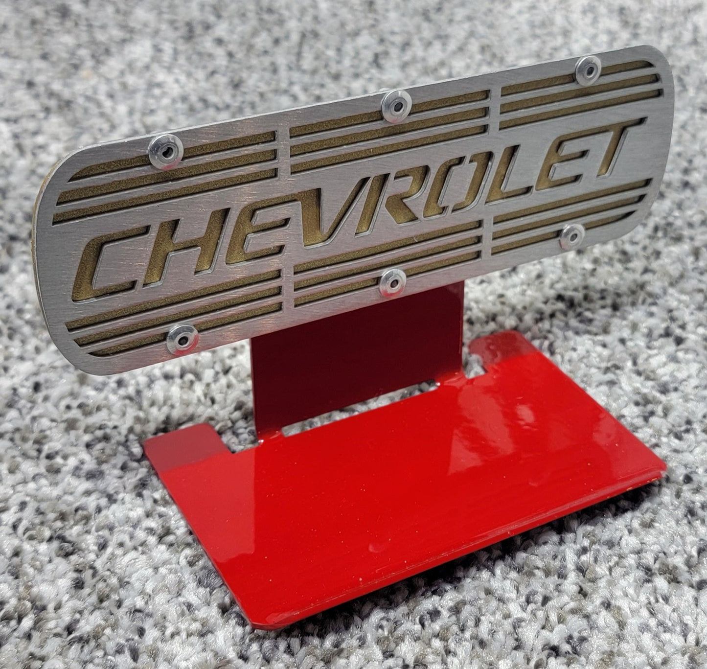 Chevrolet Racing Valve Cover Collection - Magnet And Diecast Display