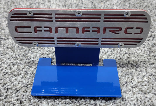 Chevrolet Camaro Racing Valve Cover Collection - Magnet And Diecast Display