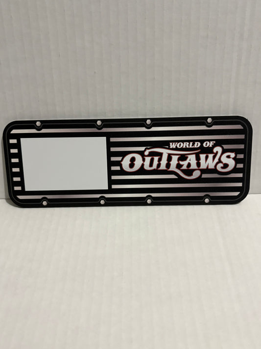 World of Outlaw Signable Racing Valve Cover